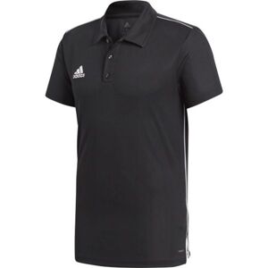 adidas CORE18 POLO Polo triko, černá, velikost M