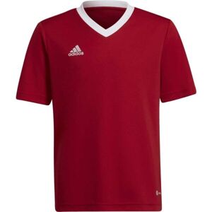 adidas ENTRADA 22 JERSEY Juniorský fotbalový dres, červená, veľkosť 164
