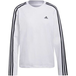adidas 3S LS T Dámské tričko s dlouhým rukávem, bílá, velikost M