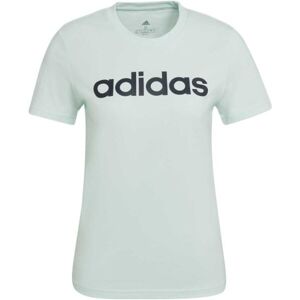 adidas LINEAR TEE Dámské tričko, tmavě modrá, velikost