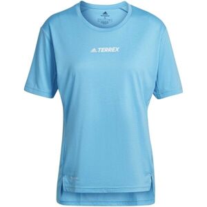 adidas MT TEE Dámské outdoorové tričko, modrá, velikost S