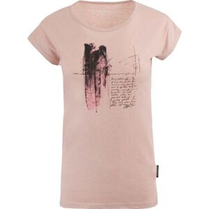 ALPINE PRO ELFA Dámské triko, růžová, velikost