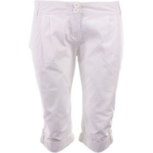 ALPINE PRO AMUNA 2 Dámské 3/4 kalhoty, bílá, velikost 36