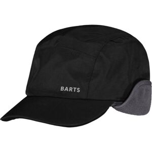 BARTS MULHACEN EARFLAP CAP Voděodolná čepice s klapkami, černá, veľkosť UNI