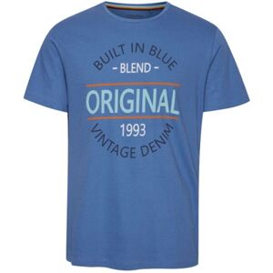 BLEND T-SHIRT S/S Pánské tričko, modrá, veľkosť M