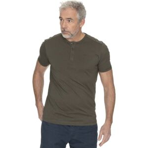 BUSHMAN CONROY Pánské tričko, khaki, velikost L