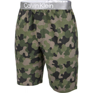 Calvin Klein SHORT Pánské pyžamové kraťasy, khaki, velikost S
