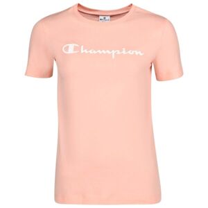 Champion CREWNECK T-SHIRT Dámské tričko, lososová, velikost S
