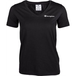 Champion V-NECK T-SHIRT Dámské tričko, černá, velikost M