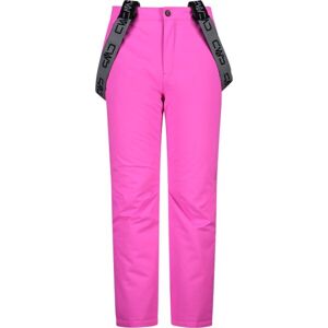 CMP KID SALOPETTE Dětské lyžařské kalhoty, růžová, veľkosť 140