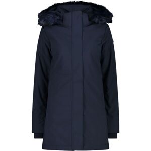 CMP WOMAN COAT ZIP HOOD Dámský softshellový kabát, tmavě modrá, veľkosť 42