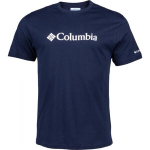 Columbia CSC BASIC LOGO TEE Pánské triko, tmavě modrá, velikost