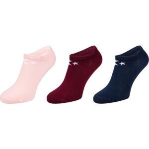Converse BASIC WOMEN LOW CUT 3PP Dámské ponožky, šedá, velikost 39-42