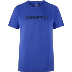 Craft CORE ESSENCE LOGO TEE M Pánské funkční triko, modrá, velikost