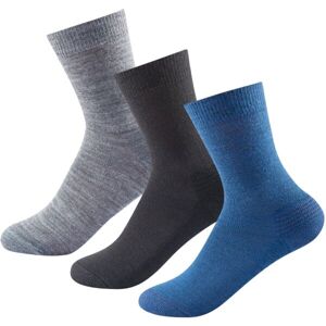 Devold DAILY MERINO MEDIUM SOCK 3PK Unisex ponožky, černá, veľkosť 36-40