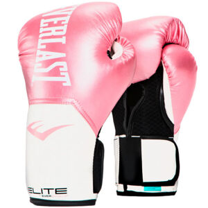 Everlast ELITE TRAINING GLOVES Boxerské rukavice, růžová, velikost 8