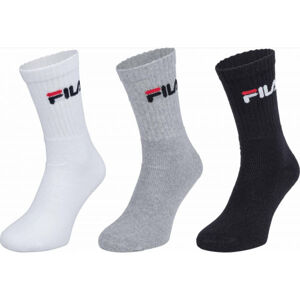 Fila UNISEX SPORT 3P Unisex ponožky, černá, velikost 35-38