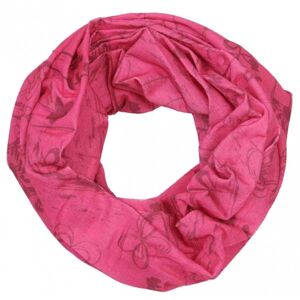 Finmark CHILDREN’S MULTIFUNCTIONAL SCARF Dětský multifunkční šátek, růžová, velikost UNI