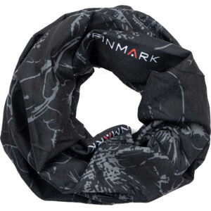 Finmark FS-101 Multifunkční šátek, černá, velikost UNI