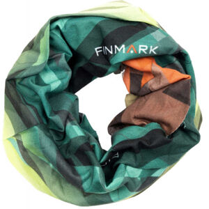 Finmark FS-126 Multifunkční šátek, zelená, velikost UNI