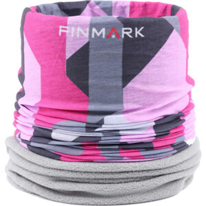 Finmark FSW-123 Multifunkční šátek, růžová, velikost UNI