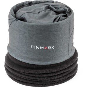 Finmark MULTIFUNCTIONAL SCARF WITH FLEECE Multifunkční šátek s fleecem, černá, velikost UNI