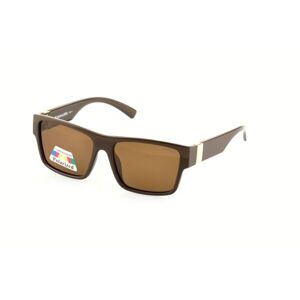 Finmark F2211 Polarizační sluneční brýle, hnědá, velikost os
