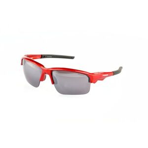 Finmark FNKX2225 Sportovní sluneční brýle, červená, velikost os