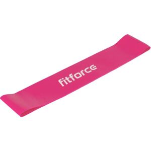 Fitforce EXELOOP MEDIUM Posilovací guma, růžová, velikost UNI
