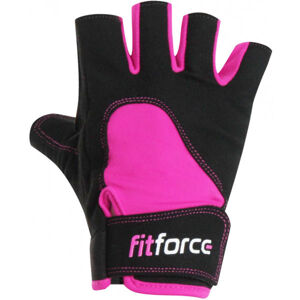 Fitforce K8 Dámské fitness rukavice, růžová, velikost XS