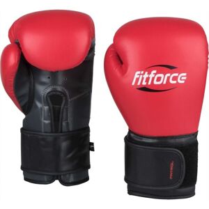 Fitforce PATROL Tréninkové boxerské rukavice, červená, velikost 14