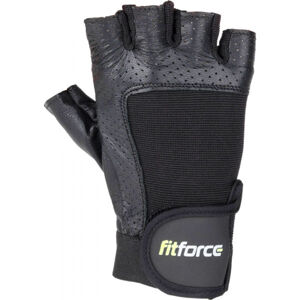 Fitforce PFR01 Fitness rukavice, černá, velikost XS