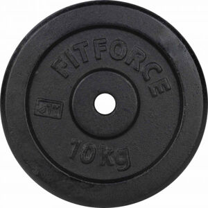 Fitforce PLB 10 KG x 25 MM Nakládací kotouč, černá, velikost