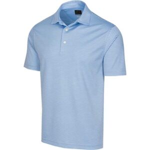 GREGNORMAN PROTEK ML75 STRIPE POLO Pánské golfové polo triko, modrá, velikost XXL