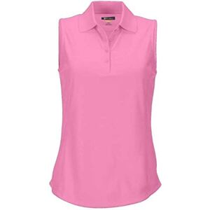 GREGNORMAN PROTEK SLEEVELESS POLO W Dámské golfové polo triko, růžová, velikost XL