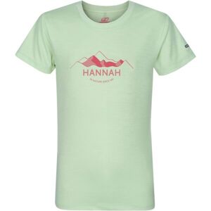 Hannah CORNET JR II Dětské funkční tričko, světle zelená, veľkosť 164