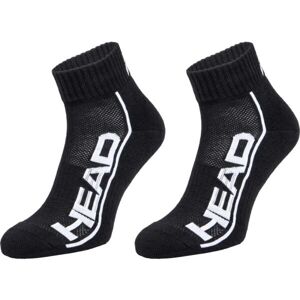 Head PERFORMANCE QUARTER 2P UNISEX Sportovní ponožky, černá, velikost 43-46