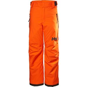 Helly Hansen JR LEGENDARY PANT Dětské lyžařské kalhoty, oranžová, velikost 16
