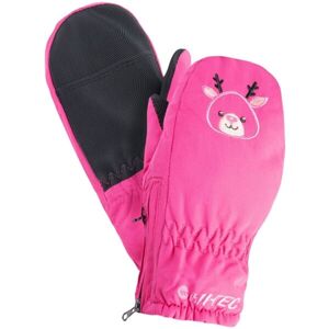 Hi-Tec NODE Dětské palcové rukavice, růžová, velikost L/XL