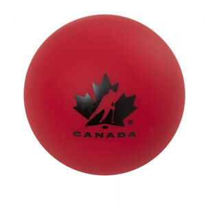 HOCKEY CANADA HOCKEY BALL HARD Hokejbalový balónek, červená, velikost os