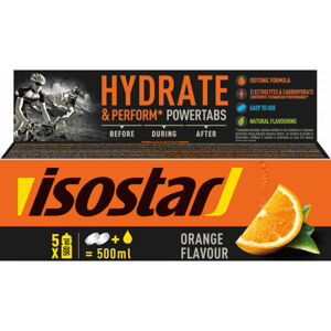 Isostar TABLETY BOX POWERTABS 120 G POMERANČ Rozpustný isotonický nápoj v tabletách, , velikost