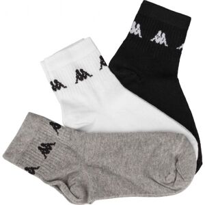 Kappa ZORAZ 3PACK Ponožky, černá, velikost 39-42