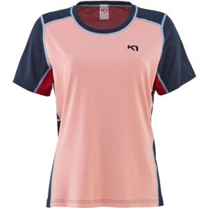KARI TRAA SANNE HIKING TEE Sportovní dámské tričko, růžová, velikost M