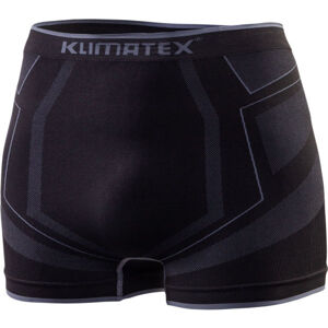 Klimatex ANDRIS Pánské funkční bezešvé boxerky, černá, velikost L