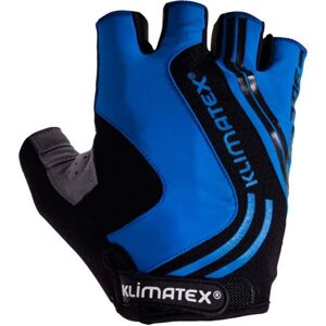 Klimatex RAMI Pánské cyklistické rukavice, modrá, velikost M