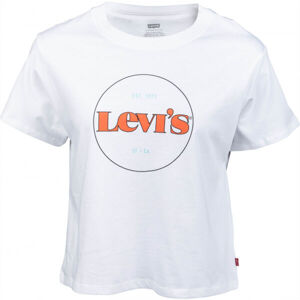 Levi's GRAPHIC VARSITY TEE NEW CIRCLE Dámské tričko, bílá, velikost XS