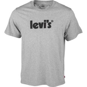 Levi's SS RELAXED FIT TEE Pánské tričko, šedá, velikost M
