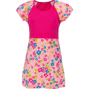 Lewro LASSI Dívčí šaty, růžová, velikost 164-170