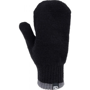 Lewro ULY Dětské pletené rukavice, černá, velikost UNI