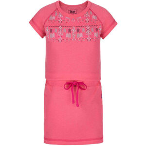 Loap BACYELLA Dívčí šaty, růžová, velikost 134-140